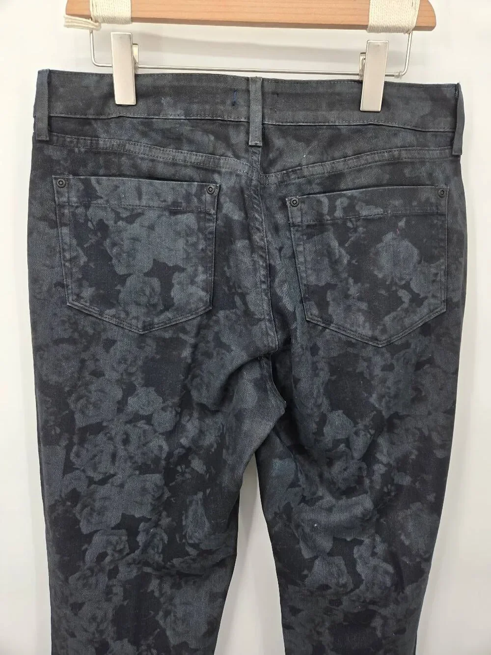 Not Your Daughter's Jeans Size 12 Straight Floral Dark Wash Pretty Feminine